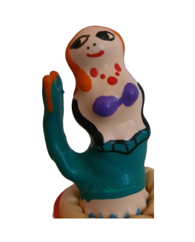 CONDOMERIE PRESERVATIVO DECORATIVO PINTADO A MANO SIRENA