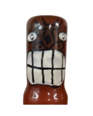 CONDOMERIE PRESERVATIVO DECORATIVO PINTADO A MANO TOTEM TIKI FRIKI 02