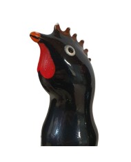 CONDOMERIE PRESERVATIVO DECORATIVO PINTADO A MANO GALLO NEGRO