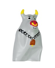 CONDOMERIE PRESERVATIVO DECORATIVO PINTADO A MANO TORO GRIS MODELO XL
