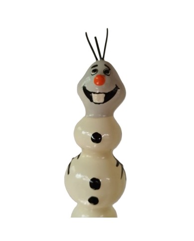 CONDOMERIE PRESERVATIVO DECORATIVO PINTADO A MANO LINDO MUNECO DE NIEVE XL