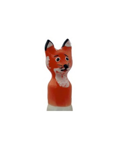 CONDOMERIE PRESERVATIVO DECORATIVO PINTADO A MANO ZORRO MARRON XL