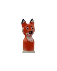 CONDOMERIE PRESERVATIVO DECORATIVO PINTADO A MANO ZORRO MARRON XL