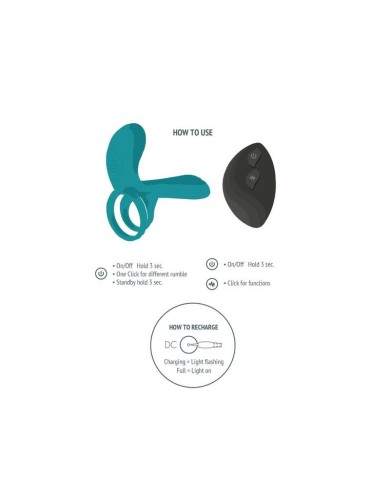 XOCOON ANILLO VIBRADOR PARA PAREJAS VERDE XOCOON ANILLO VIBRADOR PARA PAREJAS VERDE
