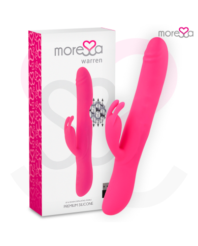 MORESSA WARREN IMPULSOR OSCILANTE Y POTENTE VIBRACION PREMIUM SILICONA RECARGABLE