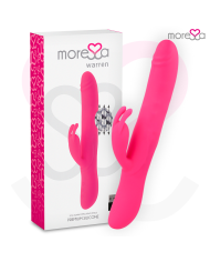 MORESSA WARREN IMPULSOR OSCILANTE Y POTENTE VIBRACION PREMIUM SILICONA RECARGABLE