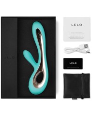 LELO SORAYA 2 VIBRADOR RABBIT VERDE AGUA