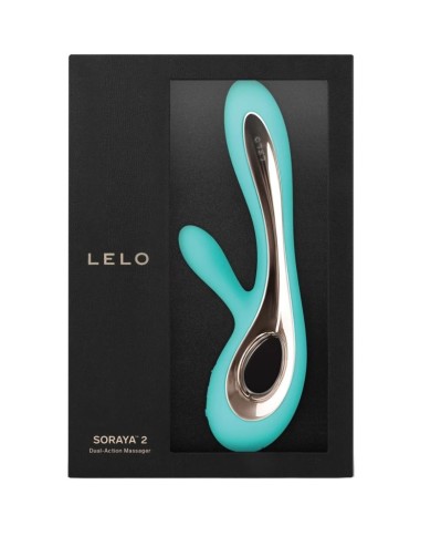 LELO SORAYA 2 VIBRADOR RABBIT VERDE AGUA