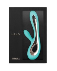 LELO SORAYA 2 VIBRADOR RABBIT VERDE AGUA