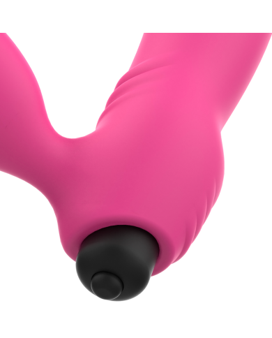 OHMAMA BIX VIBRADOR DOBLE ESTIMULACION XMAS EDITION ROSA