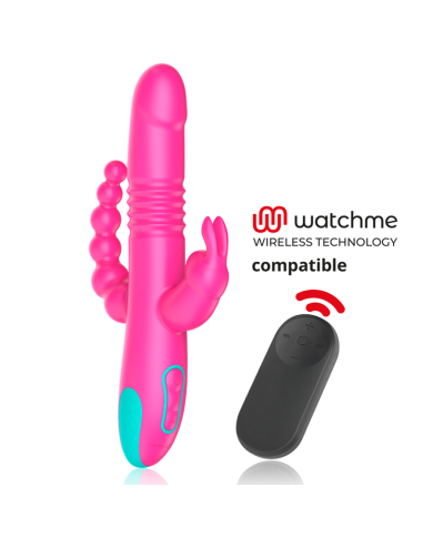 HAPPY LOKY DONALD TRIPLE ESTIMULACION ANAL PUNTO G CLITORIS MANDO CONTROL REMOTO WATCHME