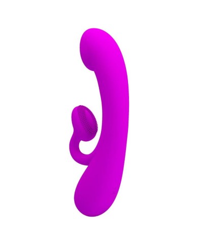 PRETTY LOVE SINCERE VIBRADOR Y SUCCIONADOR DE CLITORIS SILICONA MORADO
