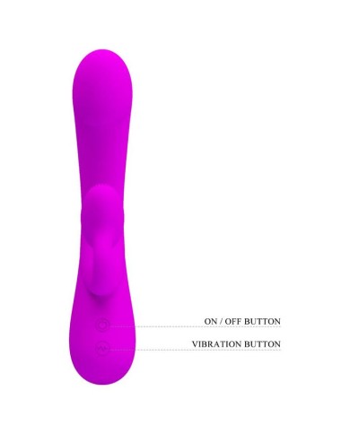 PRETTY LOVE SINCERE VIBRADOR Y SUCCIONADOR DE CLITORIS SILICONA MORADO