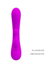 PRETTY LOVE SINCERE VIBRADOR Y SUCCIONADOR DE CLITORIS SILICONA MORADO