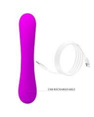 PRETTY LOVE SINCERE VIBRADOR Y SUCCIONADOR DE CLITORIS SILICONA MORADO