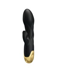 PRETTY LOVE VIBRADOR DE LUJO BANADO EN ORO RECARGABLE NEGRO