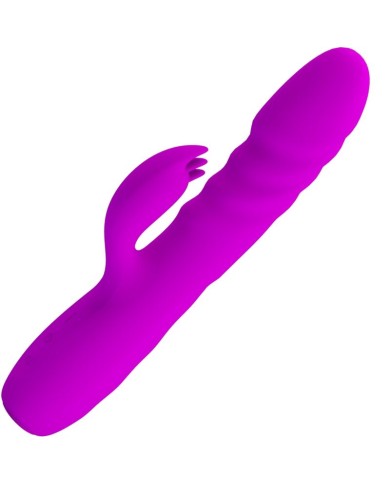 PRETTY LOVE MELANIE VIBRADOR CONEJO RECARGABLE MORADO