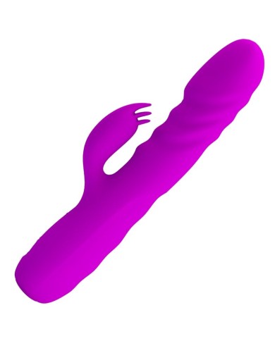 PRETTY LOVE MELANIE VIBRADOR CONEJO RECARGABLE MORADO