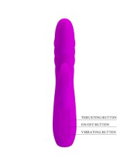 PRETTY LOVE MELANIE VIBRADOR CONEJO RECARGABLE MORADO