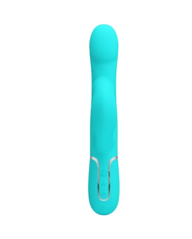 PRETTY LOVE VIBRADOR RABBIT PERLAS VERDE AGUA