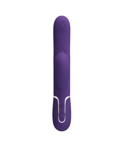 PRETTY LOVE PERLITA VIBRADOR PUNTO G 3 EN 1 MULTIFUNCION MORADO