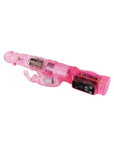 BAILE MINI ROTADOR RABBIT ROSA SUPERESTIMULADOR