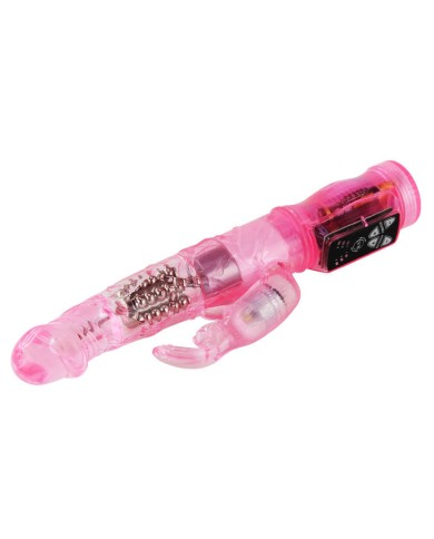 BAILE MINI ROTADOR RABBIT ROSA SUPERESTIMULADOR