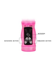 BAILE MINI ROTADOR RABBIT ROSA SUPERESTIMULADOR
