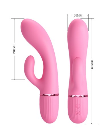 PRETTY LOVE MARSKI VIBRADOR RABBIT PUNTO G ROSA