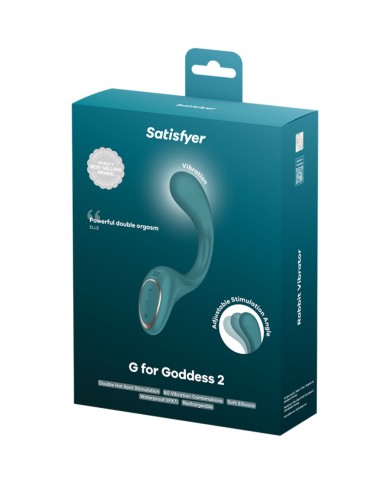SATISFYER G FOR GODDESS 2 VIBRADOR RABBIT VERDE