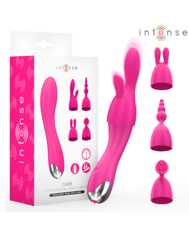 INTENSE CHER VIBRADOR 20 PATRONES CON CABEZALES INTERCAMBIABLES