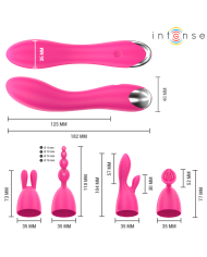 INTENSE CHER VIBRADOR 20 PATRONES CON CABEZALES INTERCAMBIABLES