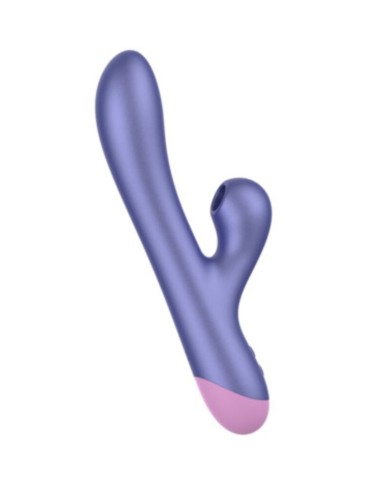 ROMP PULSE VIBRADOR RABBIT DUAL PUNTO G AZUL ELECTRICO