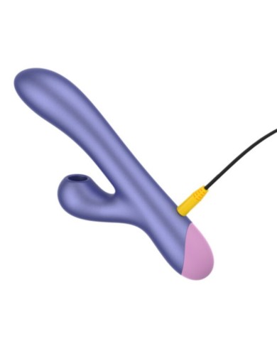 ROMP PULSE VIBRADOR RABBIT DUAL PUNTO G AZUL ELECTRICO