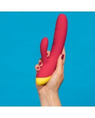 ROMP JAZZ VIBRADOR RABBIT RECARGABLE ROJO