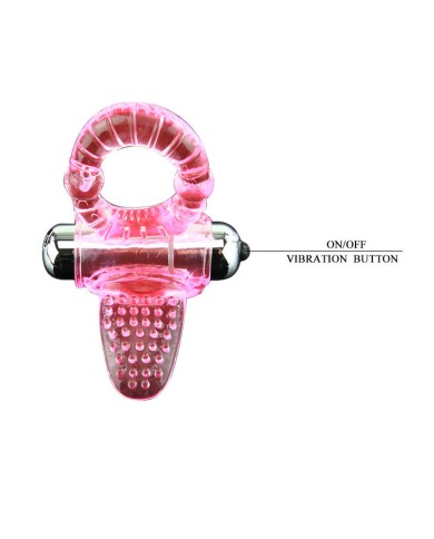 BAILE SWEET ABS 10 RITMOS RING ANILLO PENE VIBRADOR ROSA