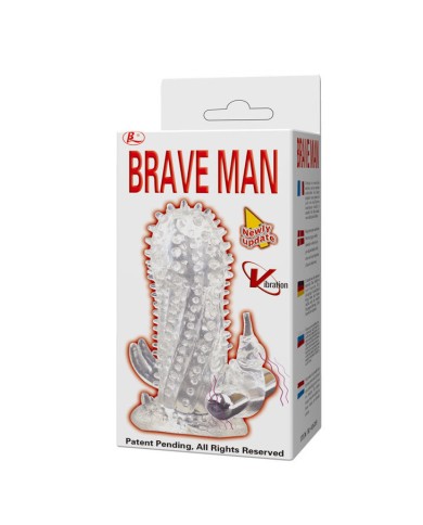 BAILE BRAVE MAN EXTENSION PENE VIBRADOR RABBIT