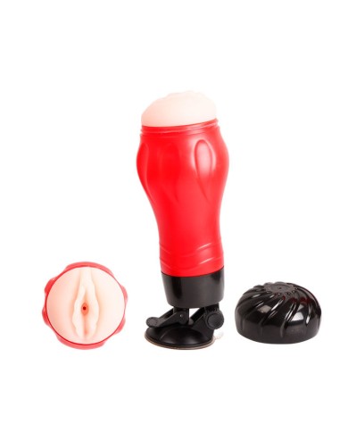 CRAZY BULL FLORA VAGINA CON BASE MASTURBADOR VOZ