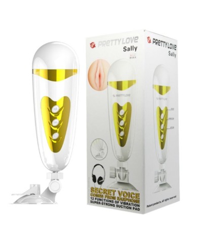 PRETTY LOVE MASTURBADOR MASCULINO CON VIBRACION Y SONIDO SALLY