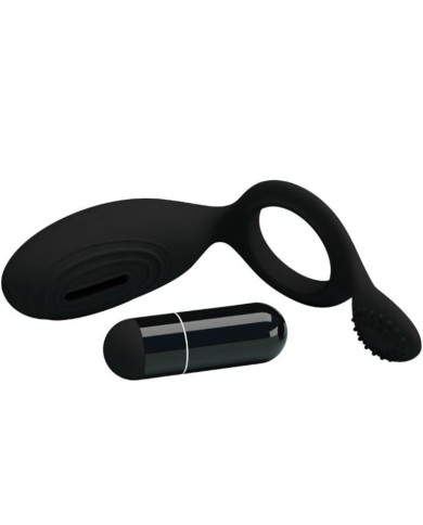 PRETTY LOVE ETHEL ANILLO VIBRADOR CON ESTIMULADOR