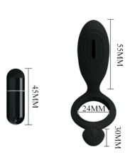 PRETTY LOVE ETHEL ANILLO VIBRADOR CON ESTIMULADOR