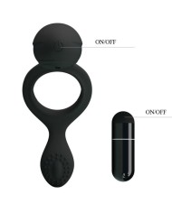 PRETTY LOVE ETHEL ANILLO VIBRADOR CON ESTIMULADOR