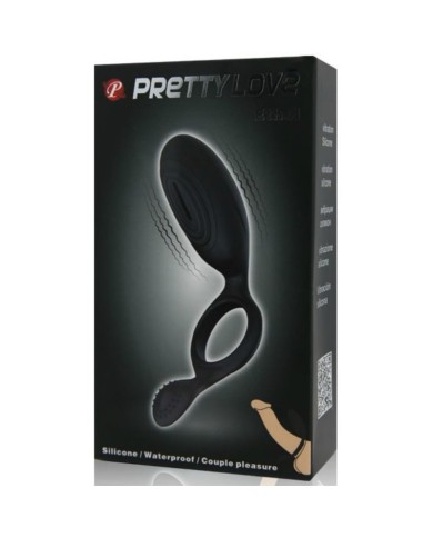 PRETTY LOVE ETHEL ANILLO VIBRADOR CON ESTIMULADOR