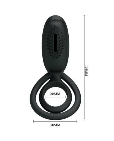 PRETTY LOVE ESTHER ANILLO VIBRADOR CON ESTIMULADOR
