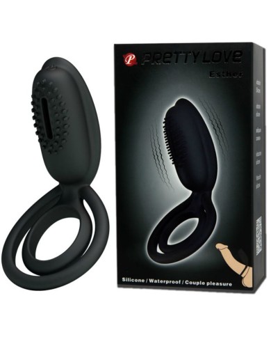 PRETTY LOVE ESTHER ANILLO VIBRADOR CON ESTIMULADOR