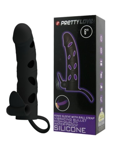 PRETTY LOVE FUNDA SILICONA CON VIBRACION 152 CM