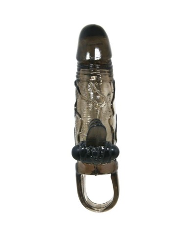 BAILE BRAVE MAN FUNDA PENE ANAL Y CLITORIS VIBRADOR 165 CM NEGRO