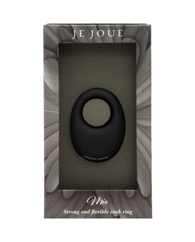 JE JOUE MIO ANILLO PARA EL PENE VIBRADOR FUERTE Y FLEXIBLE NEGRO