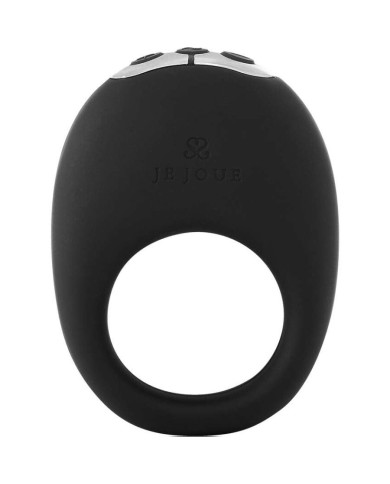 JE JOUE MIO ANILLO PARA EL PENE VIBRADOR FUERTE Y FLEXIBLE NEGRO