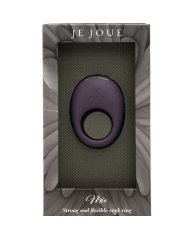JE JOUE MIO ANILLO PARA EL PENE VIBRADOR FUERTE Y FLEXIBLE MORADO